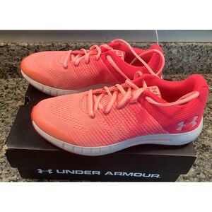 Under Armour UA Micro G Pursuit Running Training Shoes Woman Size 7y Pink New